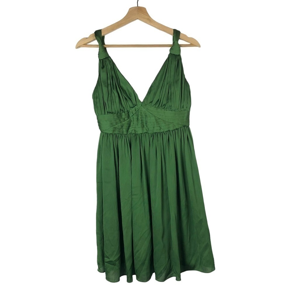 BCBGeneration Emerald Green Y2K Babydoll Mini Dress 4‎